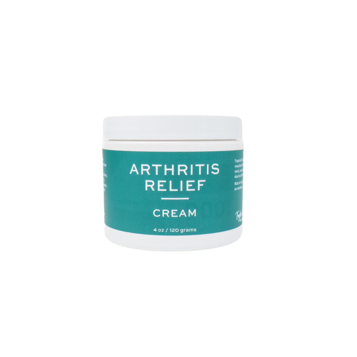 Arthritis Relief Organic Cream – Taylor Made Organics