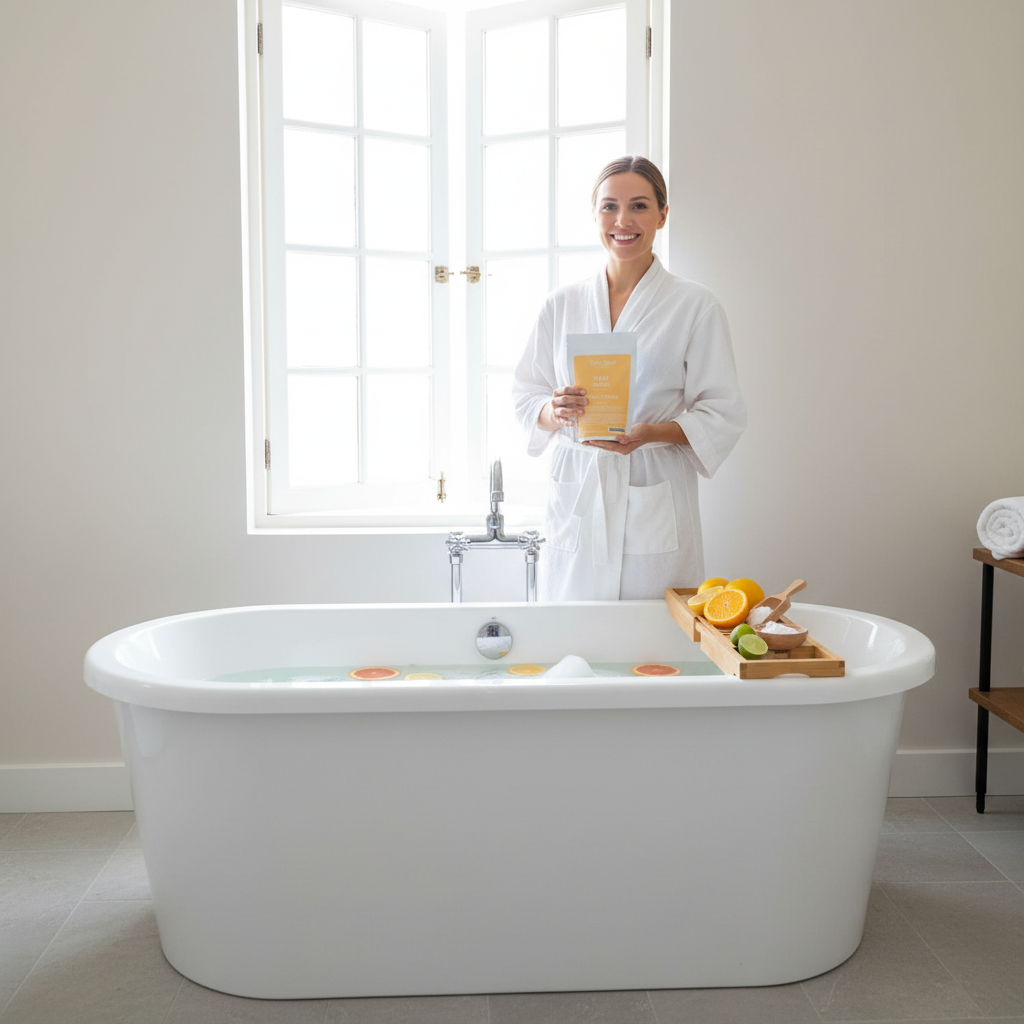 Joyful Citrus Bath Soak with Magnesium | Taylor Made Organics