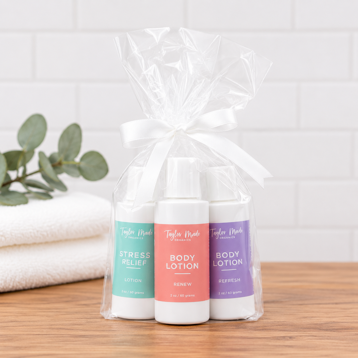 LOTION IとCONC ａセット Mindful Moments Lotion Gift Set – Faith-Inspired Organic Trio