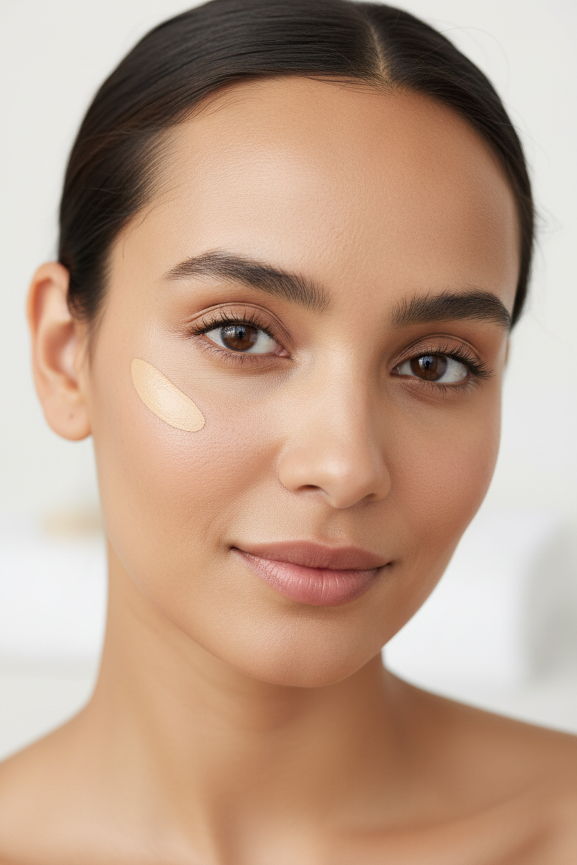 Model with ivory warm undertone - silk shade