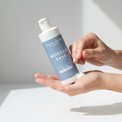 Muscle Ease Lotion with Magnesium | Taylor Made Organics