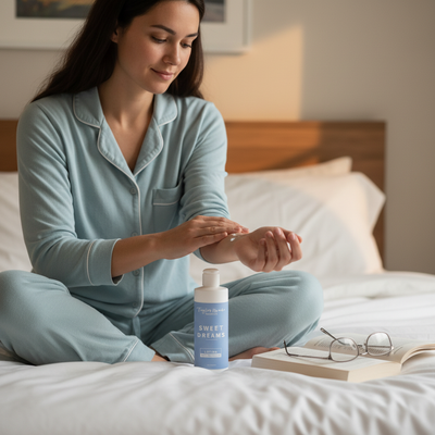 Sweet Dreams Lotion with Magnesium bedtime routine | Taylor Made Organics