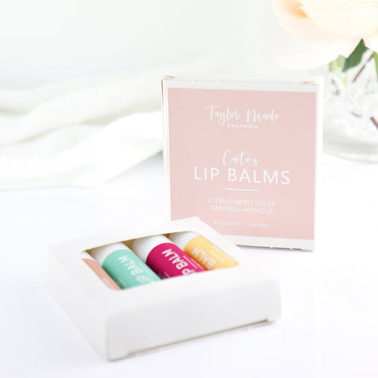 cate's lip balm set | organic