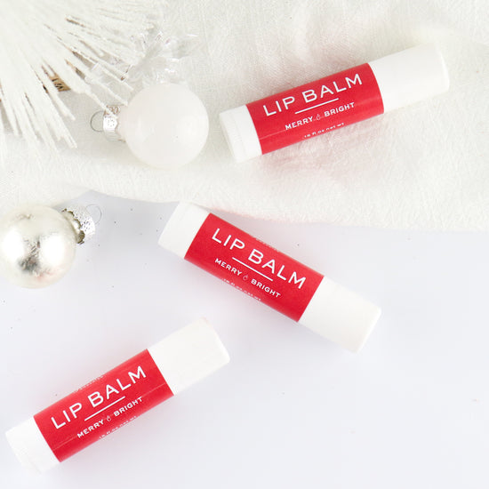 merry & bright organic lip balm